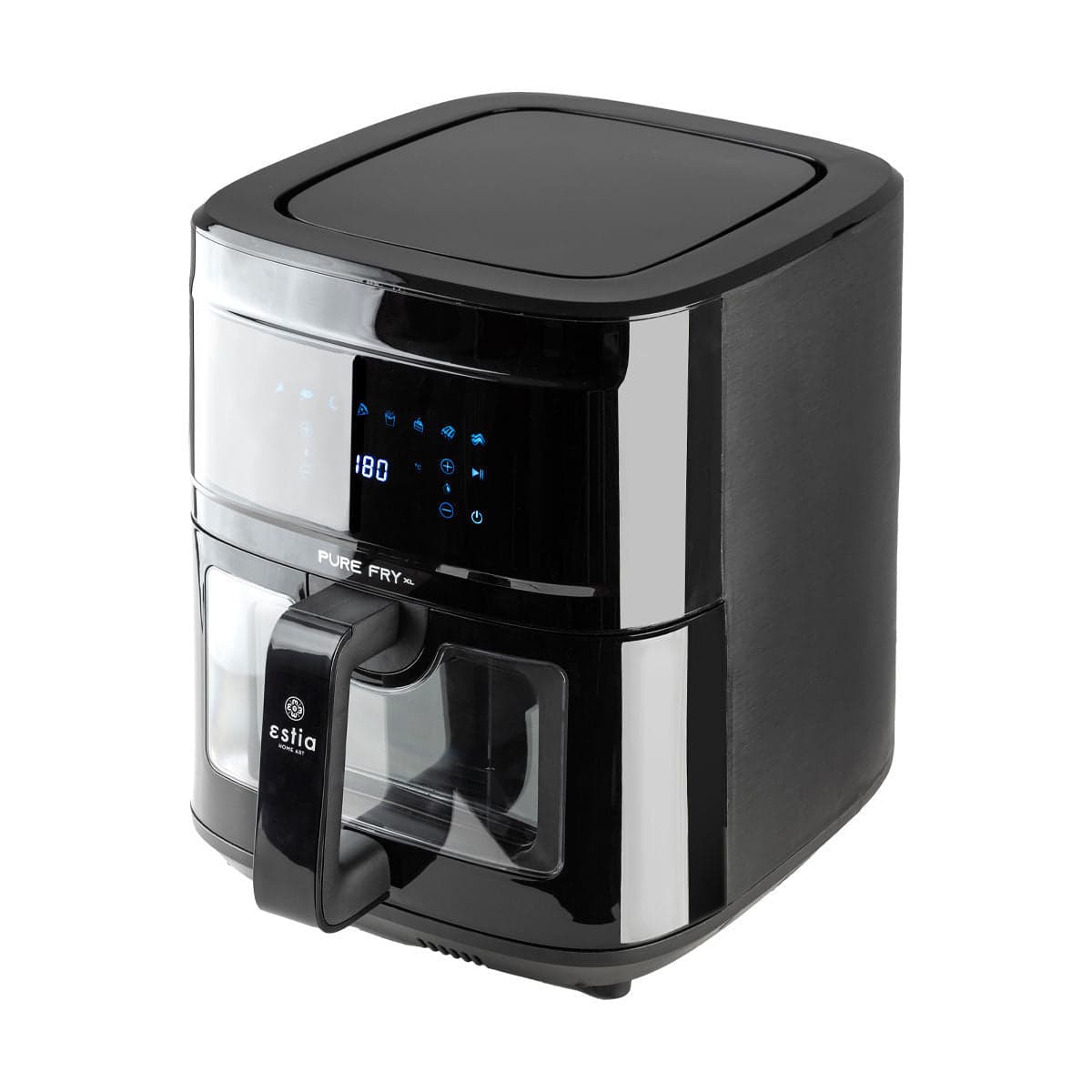ΦΡΙΤΕΖΑ ΑΕΡΟΣ ESTIA PURE FRY XL 1700w 9.1lt ME ΨΗΦΙΑΚΗ ΟΘΟΝΗ & 8 ΠΡΟΓΡΑΜΜΑΤΑ ΜΑΥΡΟ  06-20620