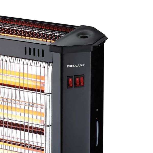 ΘΕΡΜΑΣΤΡΑ ΧΑΛΑΖΙΑ EUROLAMP 2400W ΜΑΥΡΗ ΜΕ ΑΝΕΜΙΣΤΗΡΑ & ΥΓΡΑΝΤΗΡΑ 147-29152