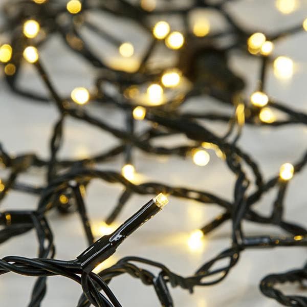 ΣΕΙΡΑ, 50 LED EUROLAMP 600-11681, ΜΠΑΤΑΡΙΑΣ, ΧΡΟΝΟΔΙΑΚΟΠΤΗΣ, ΘΕΡΜΟ ΛΕΥΚΟ LED, IP20 - εικόνα 1