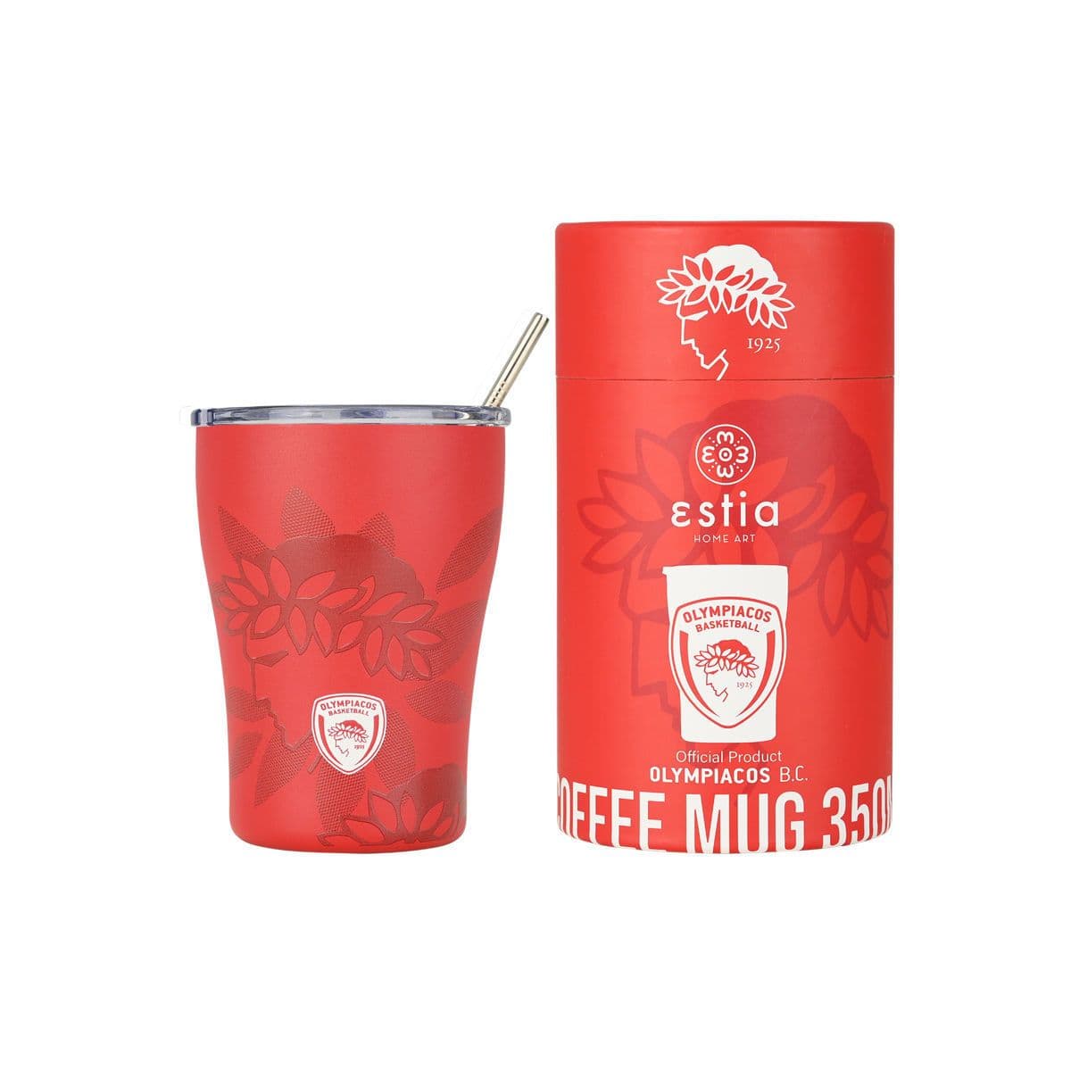 ΘΕΡΜΟΣ ESTIA 00-27230 COFFEE MUG OLYMPIACOS BC EDITION 350ml