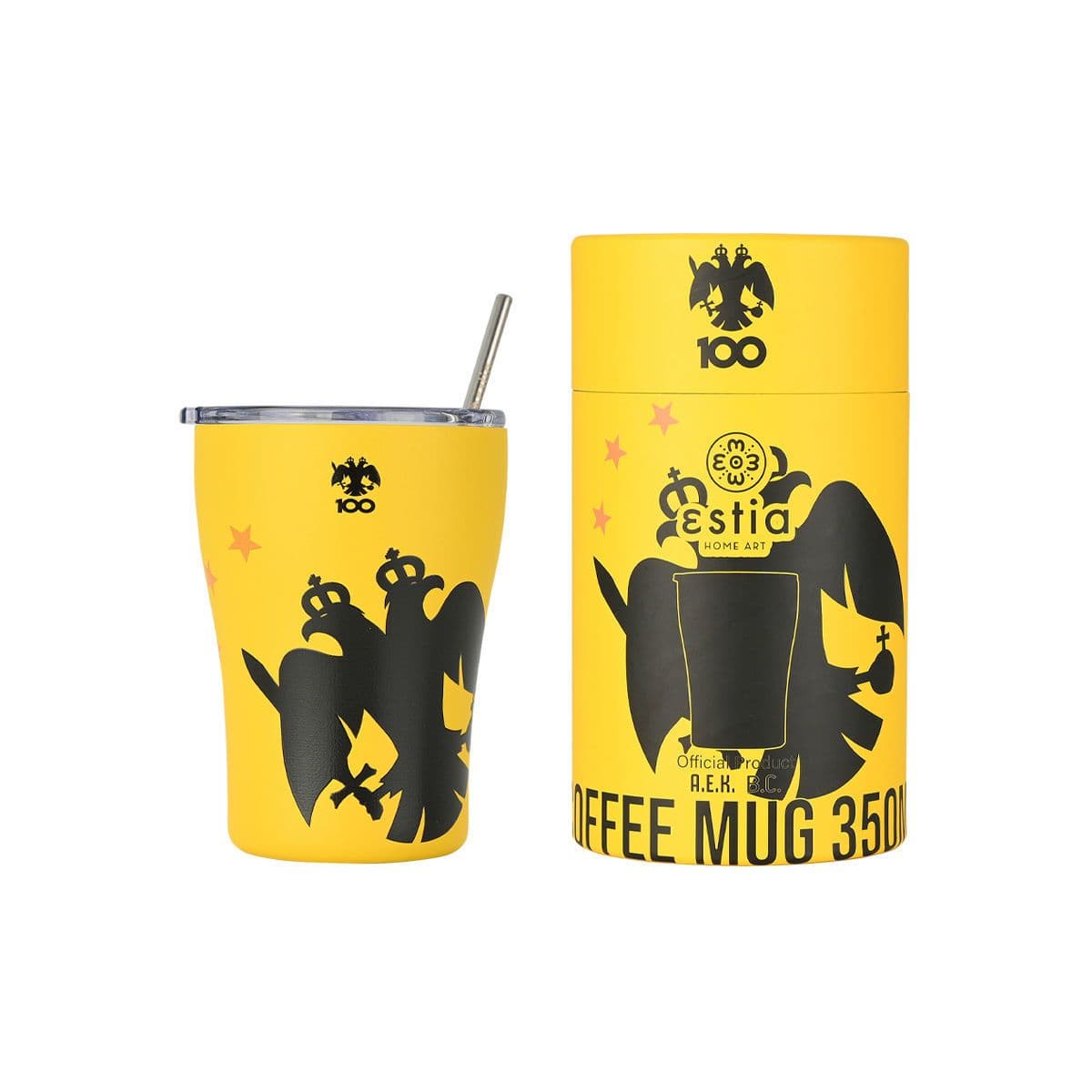 ΘΕΡΜΟΣ ESTIA 00-27278 COFFEE MUG AEK BC EDITION 350ml