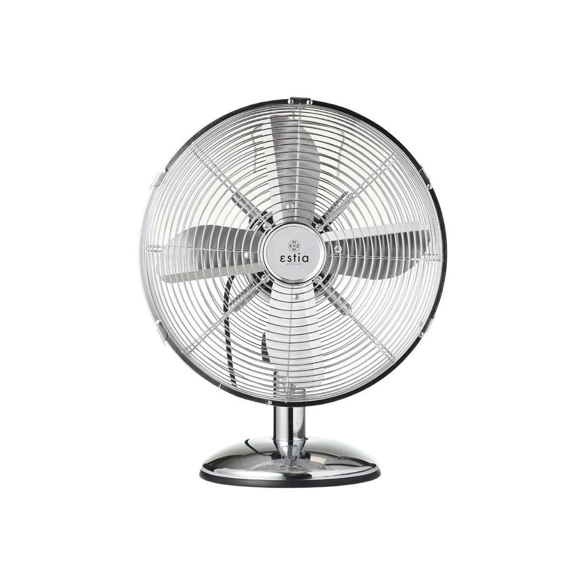ΑΝΕΜΙΣΤΗΡΑΣ ΕΠΙΤΡΑΠΕΖΙΟΣ ESTIA 06-21542 RETROFLOW 30cm 40w ΜΕΤΑΛΛΙΚΟΣ ΑΣΗΜΙ