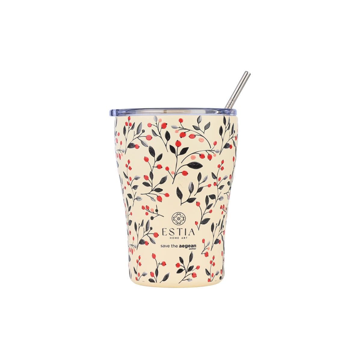 ΠΟΤΗΡΙ ΘΕΡΜΟΣ COFFEE MUG ESTIA 01-31701 SAVE THE AEGEAN 350ml BLOOM BEIGE
